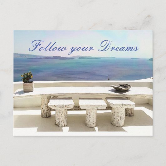 Carte postale Santorini Postkarte (Vorderseite)