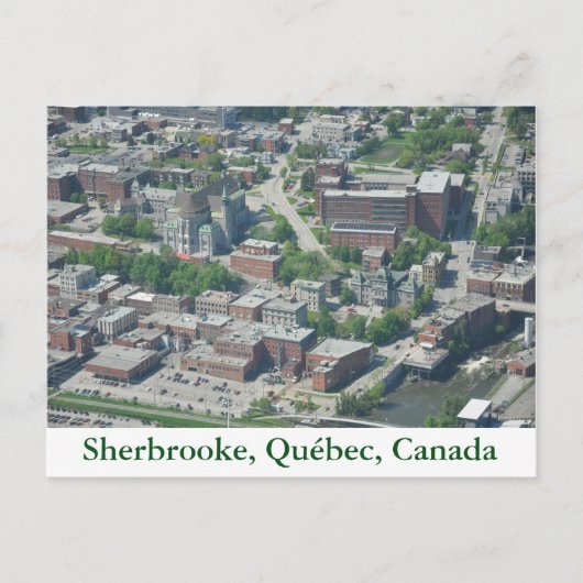 Carte postale Sherbrooke, Québec, Kanada Postkarte (Vorderseite)