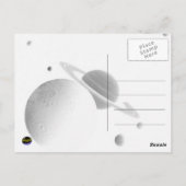 Carte postale système solaire postkarte (Rückseite)