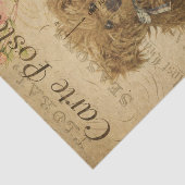 Carte Postale Teddy Bear Seidenpapier (Ausschnitt)