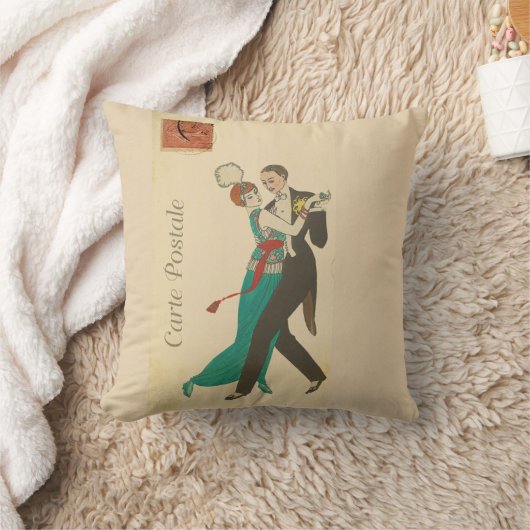 Carte Postale Throw Kissen (Decke)