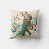 Carte Postale Throw Kissen (Rückseite)