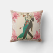 Carte Postale Throw Kissen (Rückseite)