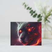 Carte postale tiger postkarte (Stehend Vorderseite)
