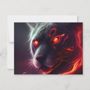 Carte postale tiger postkarte