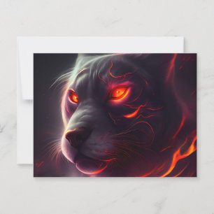 Carte postale tiger postkarte
