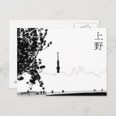 Carte postale "Ueno" Postkarte (Vorne/Hinten)