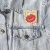 Carte Postale Valentine Kiss Button (Beispiel)