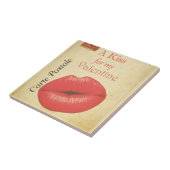 Carte Postale Valentine Kiss Fliese (Seite)