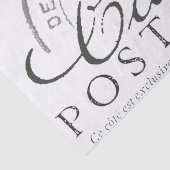 Carte Postale Vintag Decoupage Paris Text Seidenpapier (Ausschnitt)