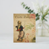 Carte Postale. Vintage Katze. Postkarte (Stehend Vorderseite)