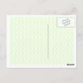 Carte postale vision psychédélique verte postkarte (Rückseite)