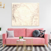 Carte, Provinz Santiago del Estero Leinwanddruck (Insitu (Wohnzimmer))