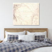 Carte, Provinz Santiago del Estero Leinwanddruck (Insitu (Schlafzimmer))