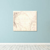 Carte, Provinz Santiago del Estero Leinwanddruck (Insitu (Holzboden))