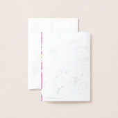 Carte-Vergnügungen Jubiläumslizenz Folienkarte (Rückseite mit Umschlag)