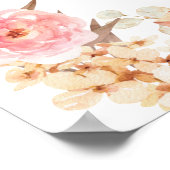 Cartel de bienvenida de Póster Floral Pampas Poster (Ecke)