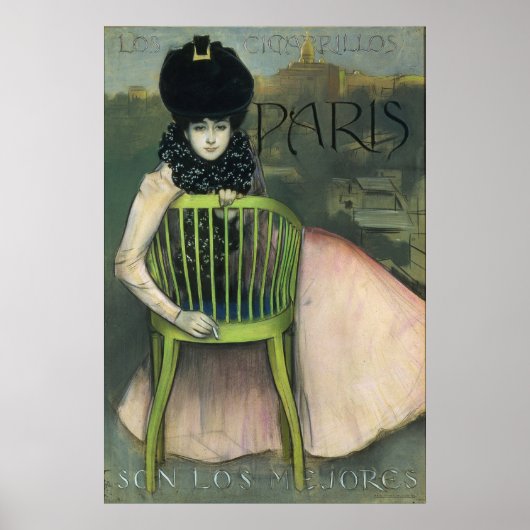 Cartel de los cigarrillos París Poster (Vorne)