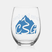 Carten Schneeglas Weinglas Ohne Stiel (Vorderseite)
