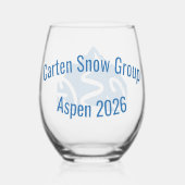 Carten Schneeglas Weinglas Ohne Stiel (Rückseite)