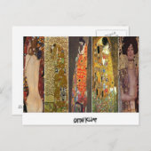 CartePostale Klimt Postkarte (Vorne/Hinten)