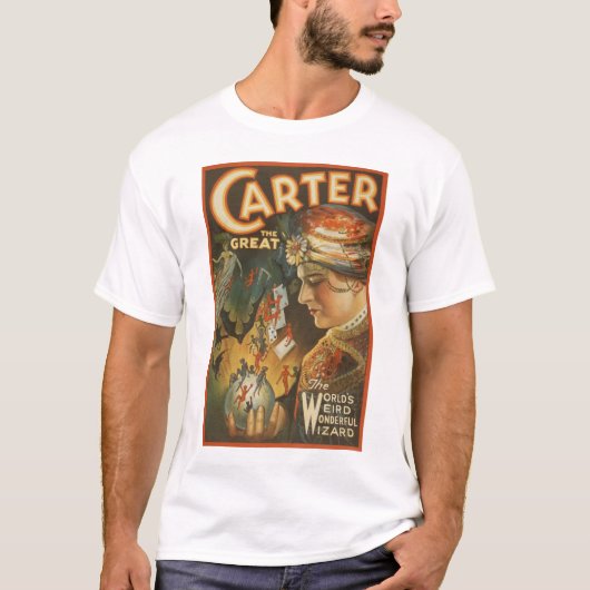 Carter das große - der sonderbare Zauberer der T-Shirt (Vorderseite)