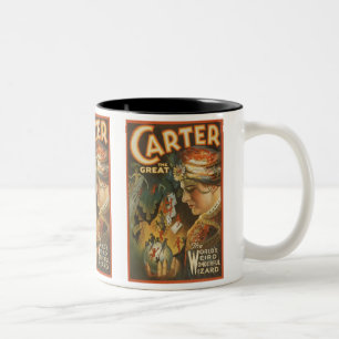 Carter der Große - Der seltsame Zauberer der Welt Zweifarbige Tasse