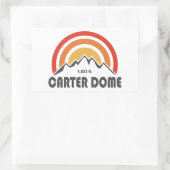 Carter Dome New Hampshire Rechteckiger Aufkleber (Tasche)