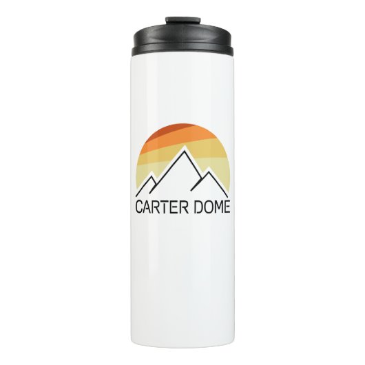 Carter Dome New Hampshire Retro Thermosbecher (Vorderseite)