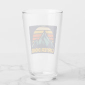 Carter Dome New Hampshire Retro Turquoise Glas (Rückseite)