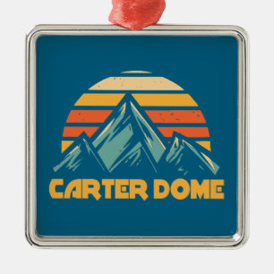 Carter Dome New Hampshire Retro Turquoise Ornament Aus Metall