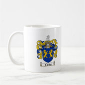 CARTER-FAMILIENWAPPEN - CARTER-WAPPEN KAFFEETASSE (Links)