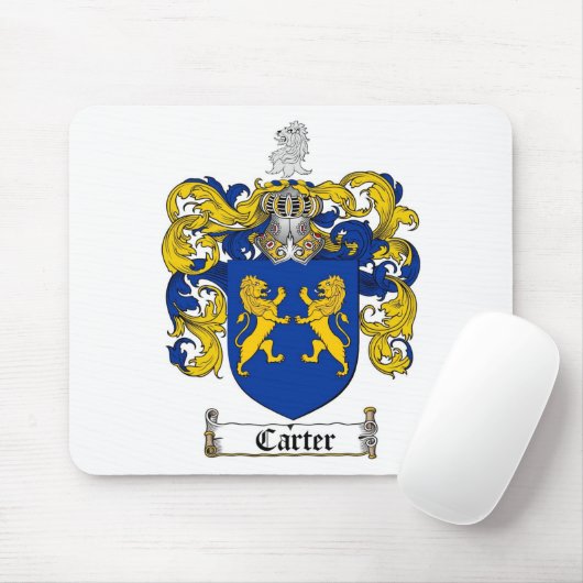 CARTER-FAMILIENWAPPEN - CARTER-WAPPEN MOUSEPAD (Mit Mouse)