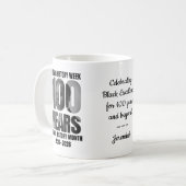 Carter G Woodson Centennial Black History Month Kaffeetasse (Vorderseite Links)