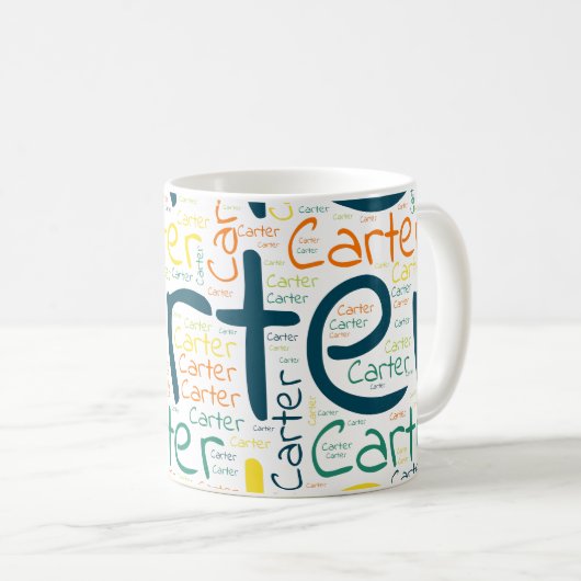 Carter Kaffeetasse (VorderseiteRechts)