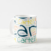 Carter Kaffeetasse (Vorderseite Links)