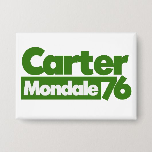 Carter Mondale 1976 Retro-Politik Button (Vorderseite)