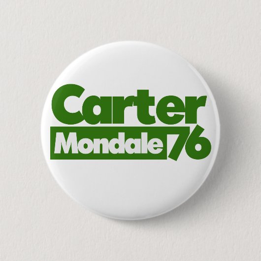 Carter Mondale 1976 Retro-Politik Button (Vorderseite)