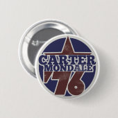 Carter Mondale 76 Button (Vorne & Hinten)