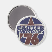Carter Mondale 76 Magnet (Vorderseite/Rückseite)