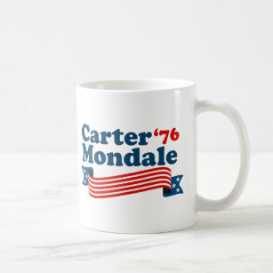 Carter Mondale Vintage 70er-Wahl Kaffeetasse
