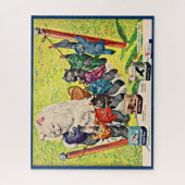 Carter’s Ink ad mama cat and kittens der 40er Jahr Puzzle (Vertikal)