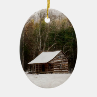 Carter schirmt Kabinen-Winter-Verzierung Cades Keramikornament