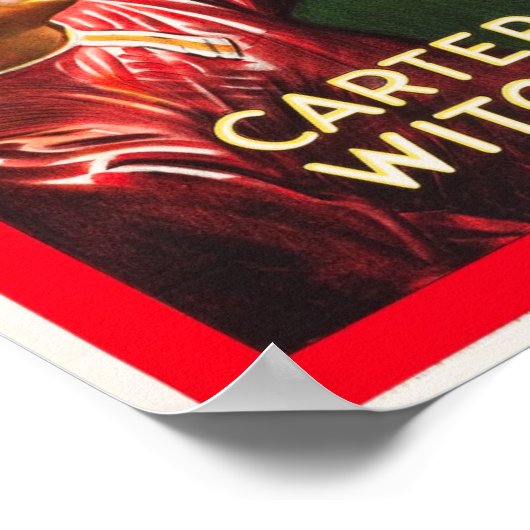 Carter the Great Cheat of the Gallow Poster (Ecke)