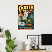 Carter the Great Sweeps the Secrets of the Sphinx Poster (Heimbüro)