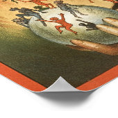 Carter The Great - Vintag Magician Print Poster (Ecke)