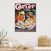 Carter the Great Vintag Magician Werbung Poster (Küche)