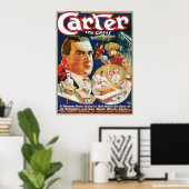 Carter the Great Vintag Magician Werbung Poster (Heimbüro)