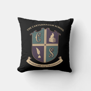 Carterhaugh-Schul-Logo-Wurfkissen Kissen