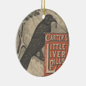 Carters Kleine Leber Pillen Ephemera Keramik Ornament (Rechts)
